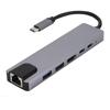 12-in-1 USB-C Universal Laptop Dock Triple Video Output MST Hub with Dual 4K HDMI VGA RJ45 Ethernet 100W Power Delivery Adapter