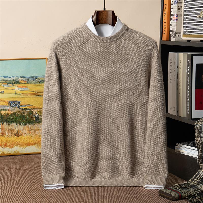 Семиигольный двухниточный утолщенный кашемировый свитер с цветочным узором, модный, универсальный трикотажный пуловер для работы. S