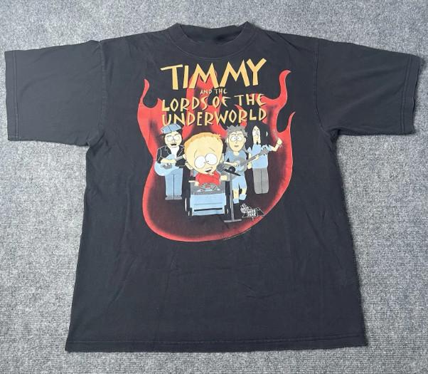 Vtg 2002 South park Timmy And The Lords Of The Underworld T-shirt Men RARE Tee M
