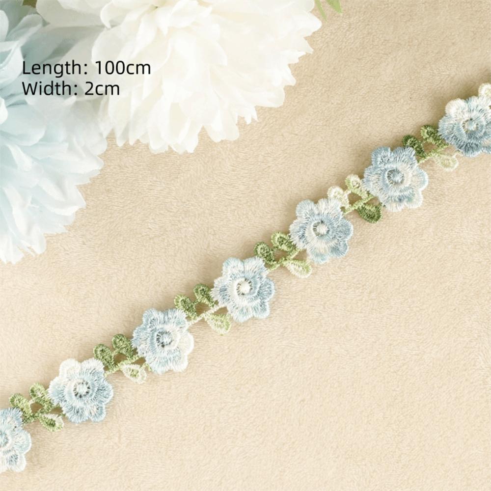 Embroidered Flower Lace Flower Ribbons DIY Clothes Wedding Dress Sewing Flower Lace Trim Multicoloured Sewing Materials