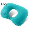Inflatable U-shaped Pillow Neck Waterproof Built-in Pump Fatigue Relief Outdoor Traveling Car Airplane for Daily Use U Shaped Travel