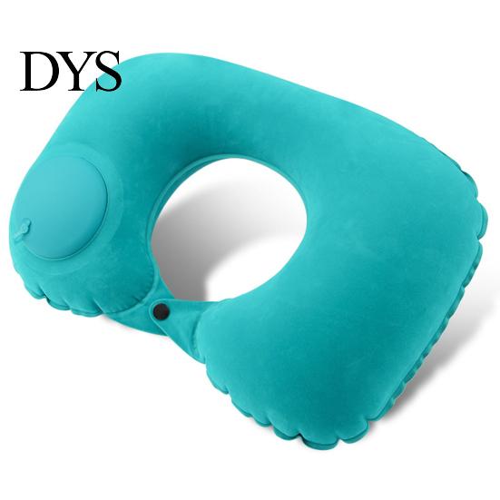 Inflatable U-shaped Pillow Neck Waterproof Built-in Pump Fatigue Relief Outdoor Traveling Car Airplane for Daily Use U Shaped Travel