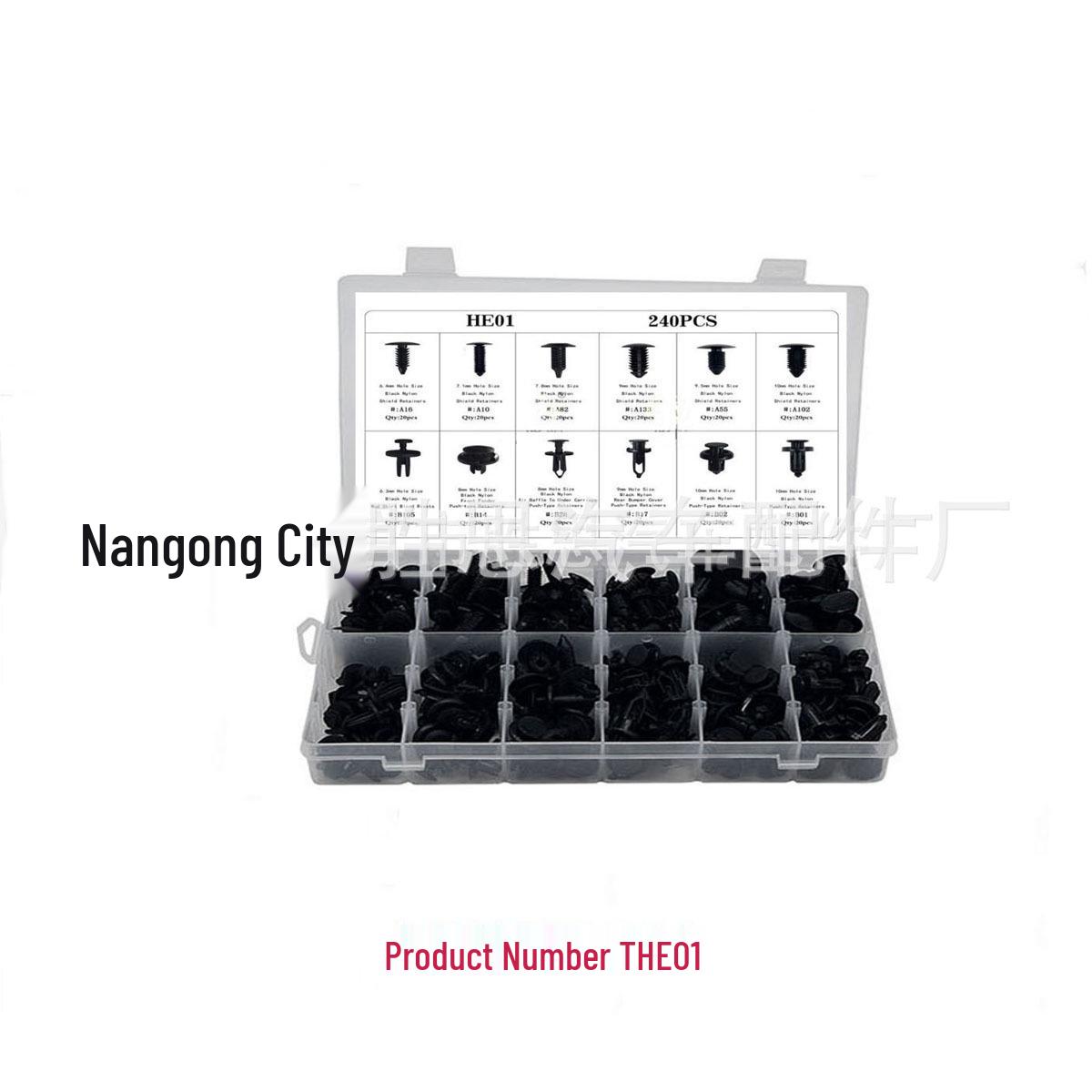 

240PCS Snap-in Fasteners for Car Trim Panels - Compatible with Ford, Honda, Toyota 40PCS Large Mixed Package