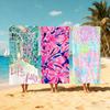 L-Lilly Logo Luxus P-Pulitzer Handtuch Strand Schnelltrocknend Weich Poolhandtücher Geschenk für Reise Fitnessstudio Dusche Camping Sport