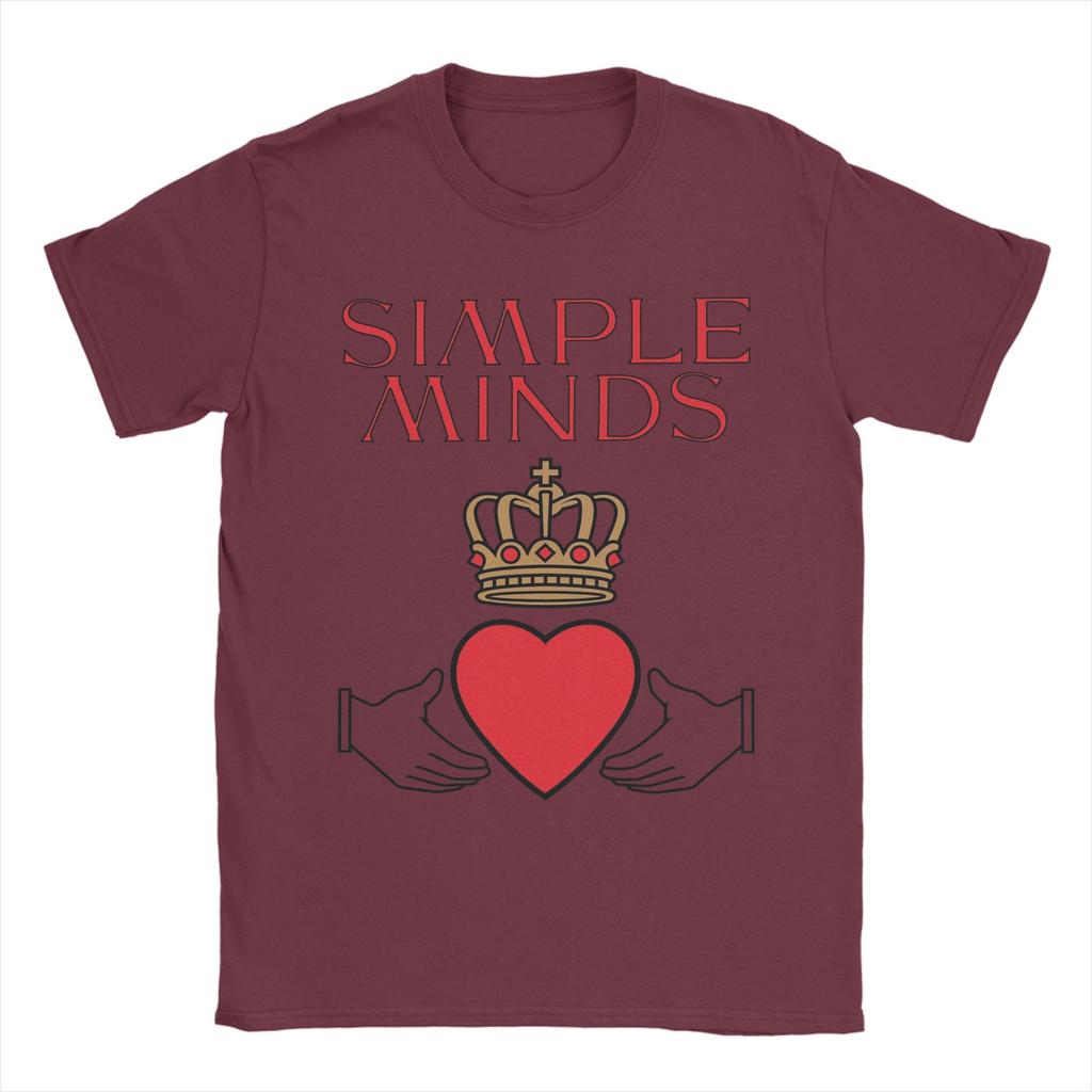 Simple Minds Street Fighting Years Claddagh T-Shirt for Men Cotton Tee Shirt Round Collar Short Sleeve T Shirt Gift Idea Clothes