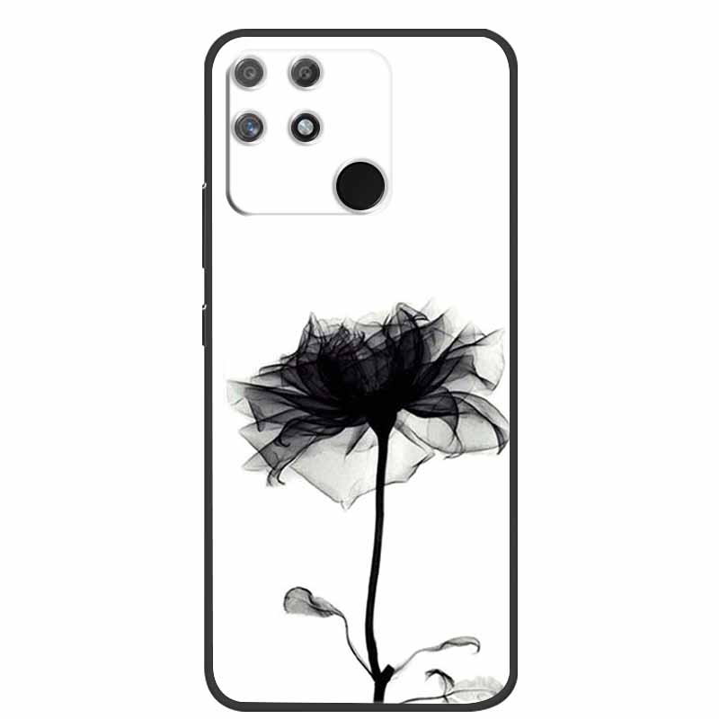 For Redmi 10C Case Redmi10C Black Soft Silicone Phone Case For Xiaomi Redmi 10C Back Cover Case Redmi 10 C Power Funda POCO C40