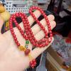Cinnabar Purple Gold Lotus Zodiac Bracelet - Unisex Multi-Circle Design