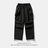 Double Pleated Large Pocket Landing Paratrooper Pants Spring New Japanese Loose Outdoor Functional Anti-splashing Casual Overalls