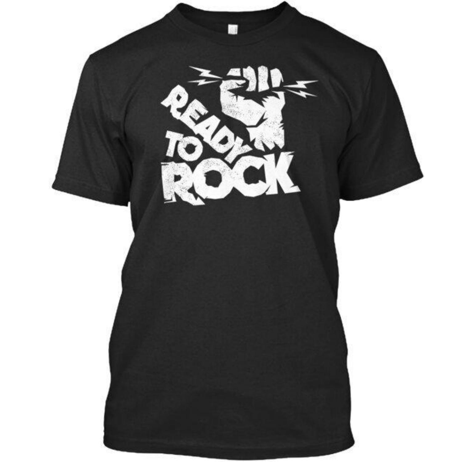 

Rhap Ready To Rocks Redux T-Shirt Made In the USA Size S To 5XL Unisex T-Shirt S чёрный