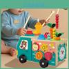 Farm Wooden Block Toy For Preschoolers Educational Shape Matching And Construction