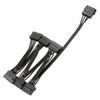 1 To 3/4/5/6 SATA Extension Cable Male To Female SATA Splitter Adapter  for Hard Disk/HDD SSD
