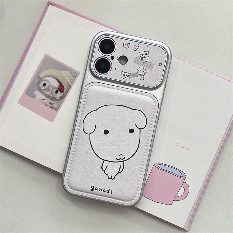 Cute Cartoon Puppy iPhone Case for iPhone 17, 16 Pro Max, 15, 14