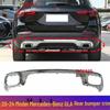 Mercedes GLA Heckstoßstange Galvanisierte Silberne Zierleiste - Passend für GLA180, GLA200, GLA220 (W247) Chromleiste