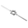 Round Die Wrench Adjustable Die Stock Handle Alloy Steel Hand Die Holder for Thread Processing