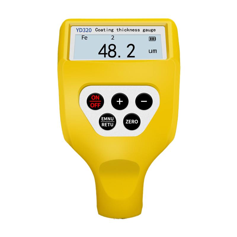 DongRu YD330 High Precision Rechargeable Plastic Thickness Meter Magnetic Induction Eddy Current Technology Paint Coatings 1 0-2000μm