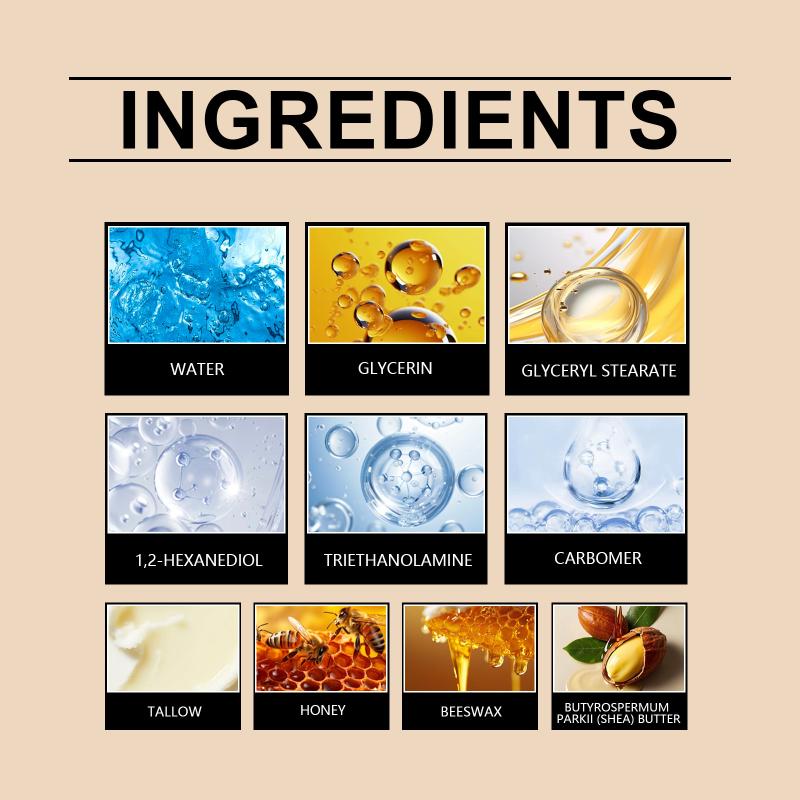 Honey Tallow Moisturizing Cream, Moisturizing And Moisturizing Body And Face, Universal Skin Dry Care