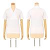 [SOUBIEN] (Soubien) Half-length Undergarment T-shirt for Women, White, Cotton, Shapewear, Japanese Style Underwear, Made In Japan, Uw0179w, LL Size