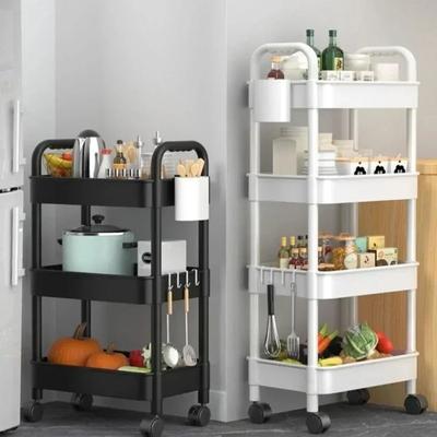 Mobile Storage Trolley Multi Storey Snacks Racks Multi-function Household Snack Toy Cart Storage Shelves Multi-Layer Stand Carts