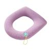 Closestool Pad Super Soft Wear Resistant Fabric Fade-resistant Toilet Seat Protective Mat for Home