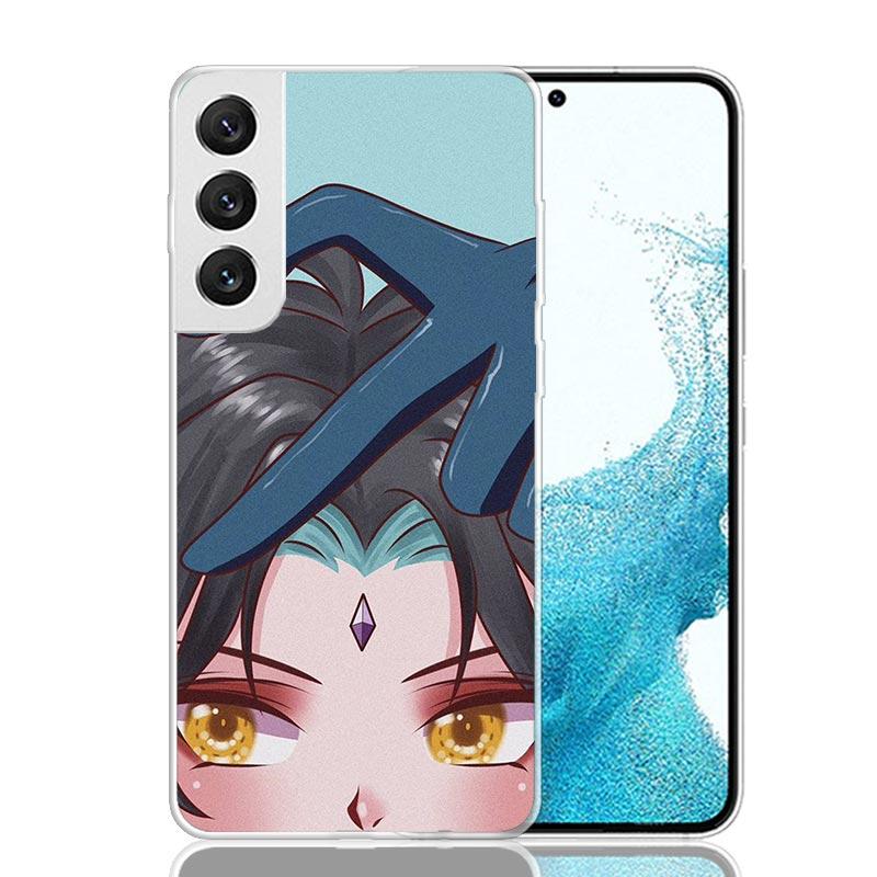 Coque de téléphone Genshin Love Walnut Pour Samsung Galaxy S25 S24 S23 S22 S21 FE S20 Ultra S10 Plus Art Personnalisée Coque Capa S24 S23 S2