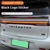 For Leapmotor C10 C16 Blackened Car Emblem Letter Sticker Black Warrior Exterior Modification Accessories