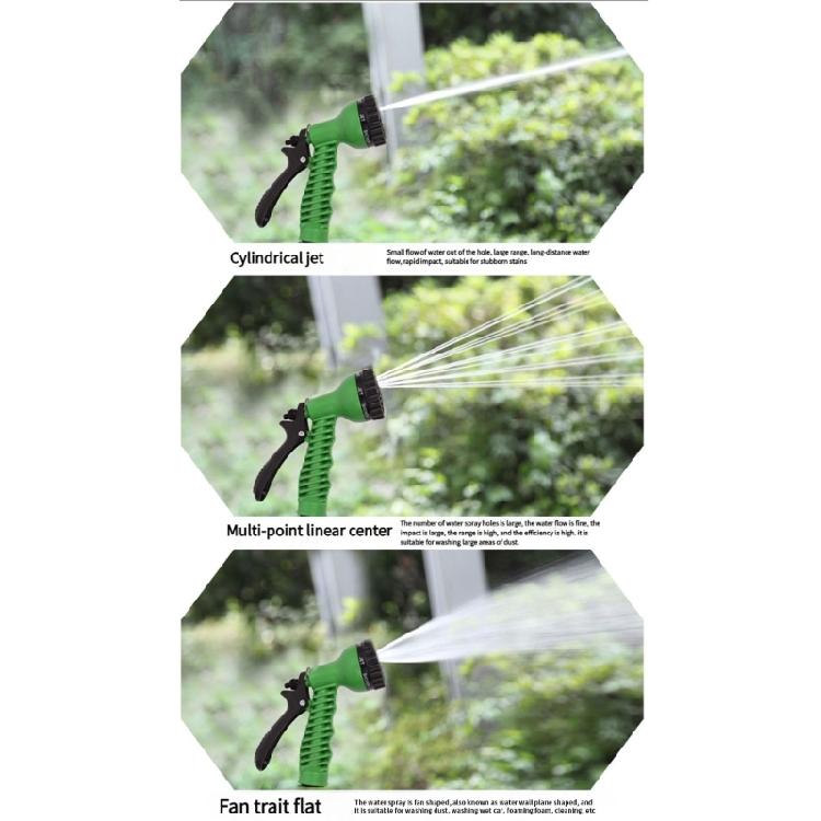 Car Washing Hose Nozzle 7 Pattern Adjustable High Pressure Water Sprayer Nozzle for Gardening Washer Hose Sprinkler Nozzle