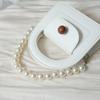 New Fashion Woman Handbag Accessory Parts PVC Pearl Acrylic Resin Chain Luxury Solid Strap Women Shoulder Clutch Handle Chains