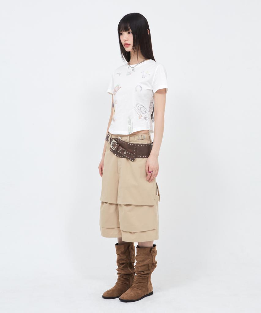 Sekeondeusolteu Pony Archive T-Shirt (White)