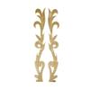 2 Pieces Gold Silver Sequin Flower Patch Collar Decoration Baroque Applique  Crafts Projects