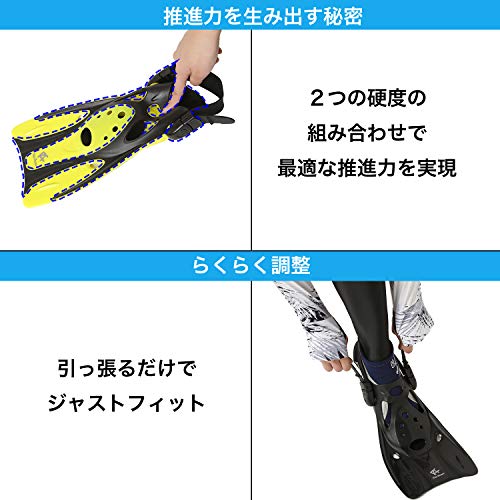 REEF TOURER Snorkeling Fins, Strap Fins, Metallic Dark Red, Size M, RF0106