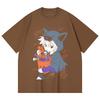 230 Gsm 100% Cotton HXH V10 Killua Halloween Print Unisex Heavy Cotton T Shirt