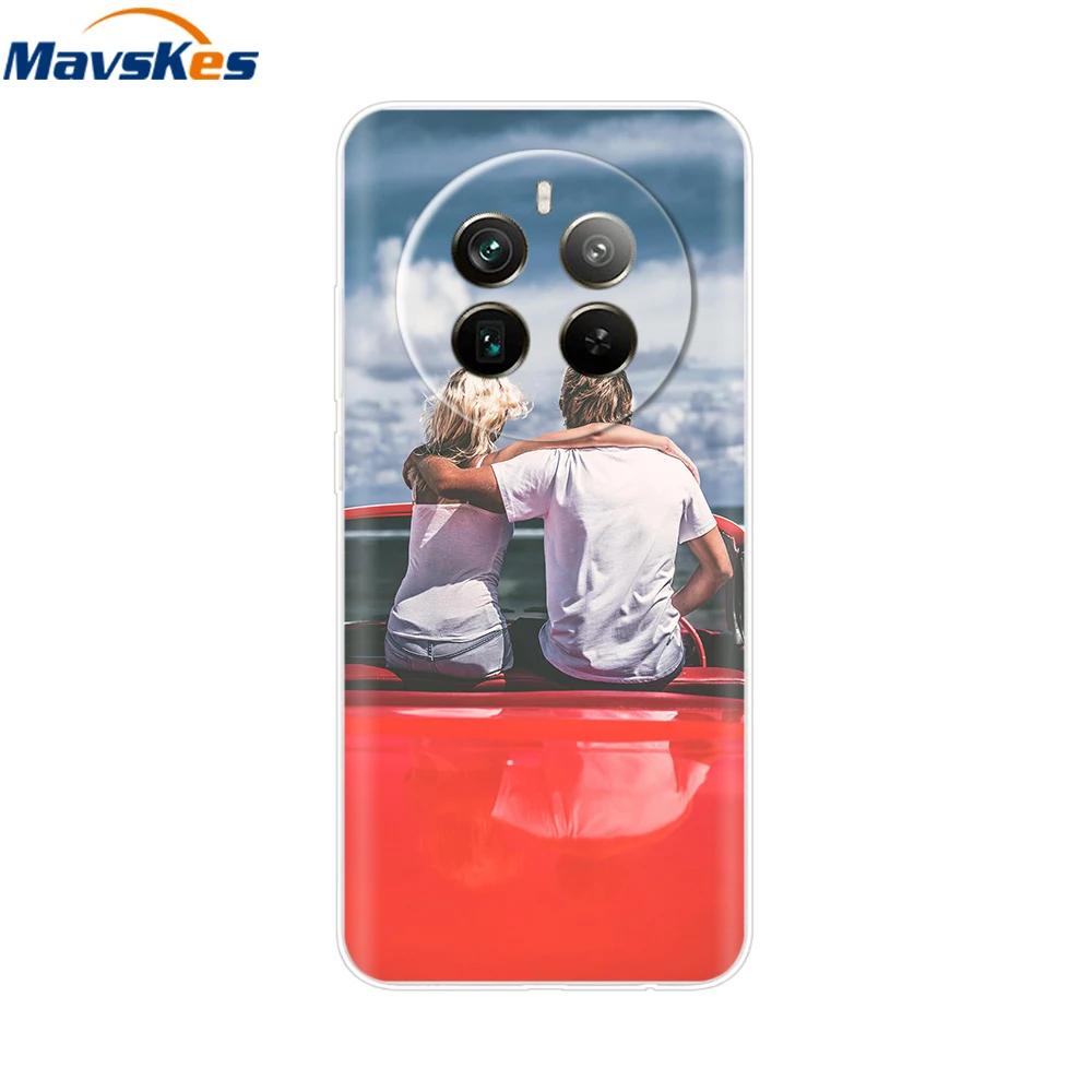 For Realme 12 Pro+ Case Love Heart Soft Silicone Cover for Oppo Realme 12 Plus 5G Fundas for Realme 12 Pro Plus Realme12 Bumper