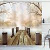 Medieval Shower Curtain,Rustic Wood Shield On Medieval Castle Gate Bath Curtain,Wooden Door Historical Vintage Home Bathroom Set