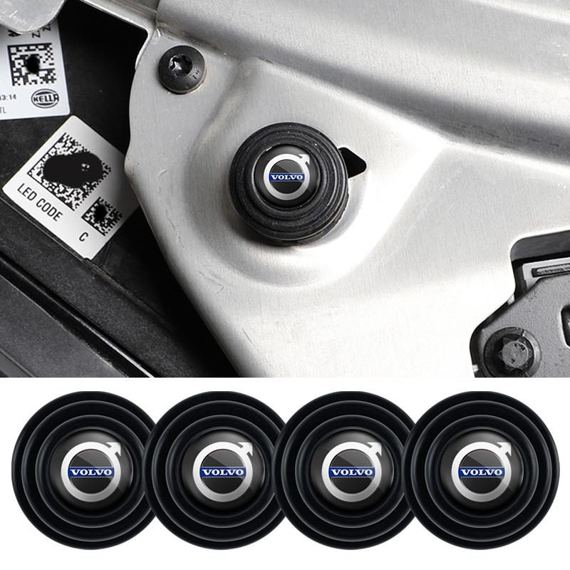 AABBM1 Car Stickers Car Door Soundproof Patch Shock Absorber Gasket For Volvo XC90 XC60 V50 S60 V70 V60 V40 S90 Olestar AWD XC40 S80 T6