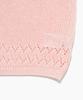Tudument Punching Sleeveless Knit Top Pink