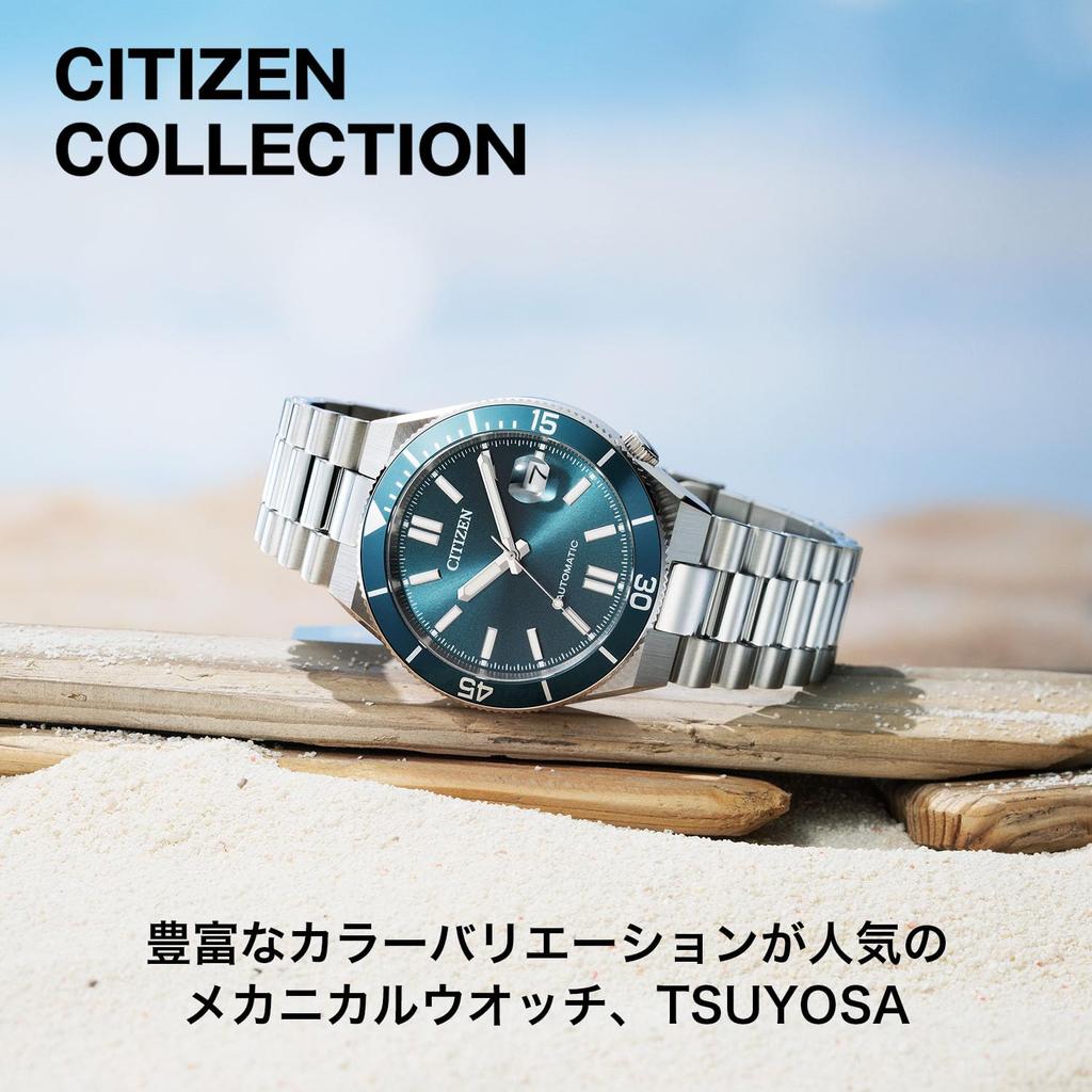 Citizen Collection Mechanical Automatic Watch NJ0231-56L Waterproof Business Light Blue Silver Men's