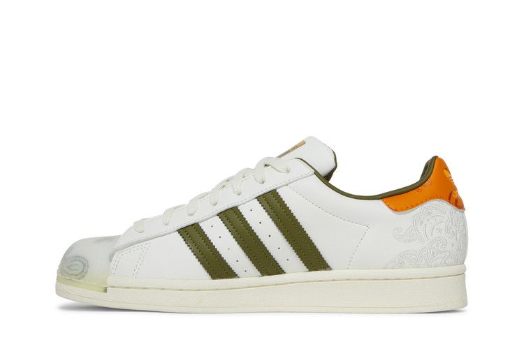 Unisex Sneakers Adidas Superstar 'Bandana - Off White Focus Orange'