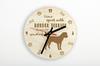 Border Terrier - clock with dog, wooden clock with engraving, personalised clock by Art-Dog