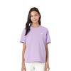 Skechers Solid Color Breathable Round Neck Short Sleeve T-Shirt Unisex Tops Lavender L225U086-00KC