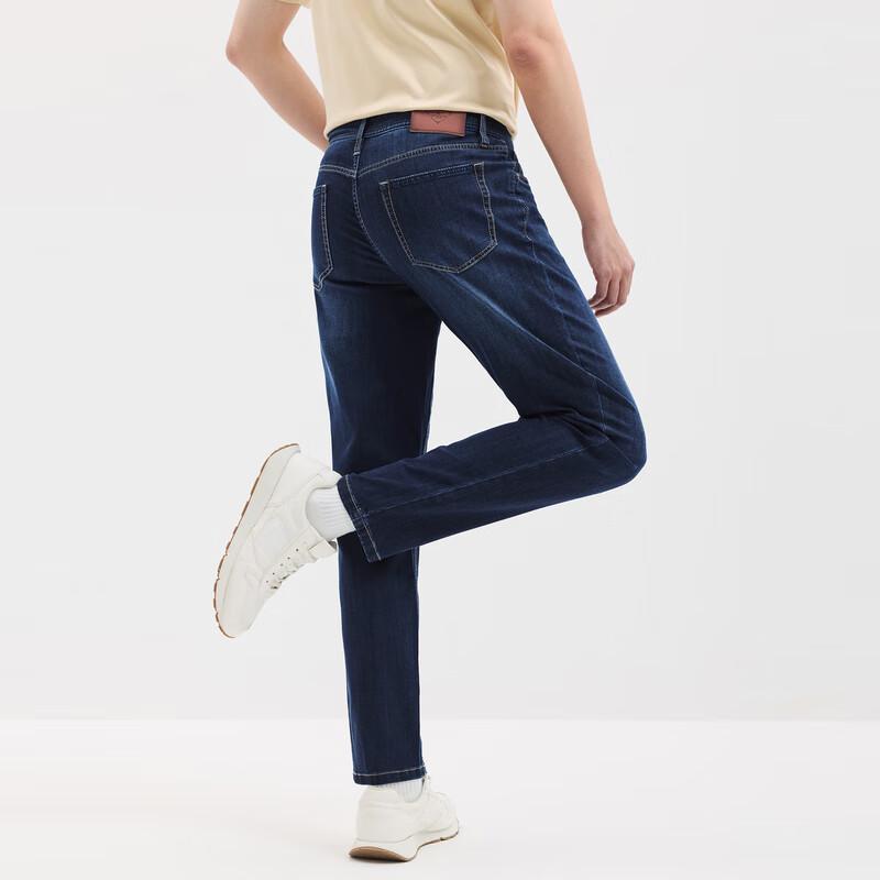 Septwolves Men's Cotton Blend Straight-Leg Jeans