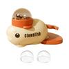 Dog Interactive Treat Dispenser Toy 2-in-1 Food Puzzle Slow Feeder Whale/Clownfish Shape Pet Enrichment Toy for Small Medium Dogs Cats IQ Training