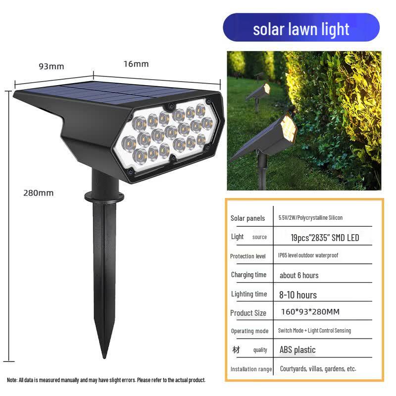 Lishi Solar Powered Outdoor Garden Light
