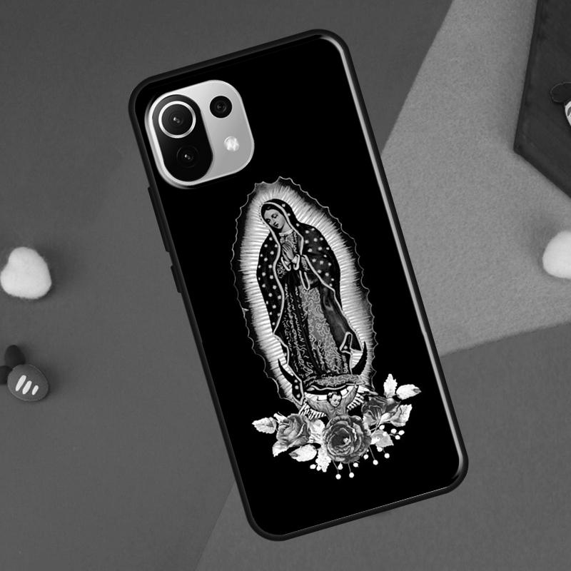 Jungfrau von Guadalupe Jungfrau Hülle für Xiaomi 13 14 Ultra 11T 12T 13T 14T Pro POCO X7 Pro X3 X5 F3 F5 F6 M6 X6 Pro Hülle