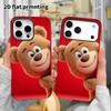 Phone Case: 2D Flat Design Suitable for iPhone 18, 17, 16, 15, 14, 13 Pro Film Protective Case, Couple Style, Little Probe Bear, Christmas and Hallowe