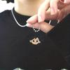 Demon Slayer Anime Series Beaded Necklace Etsy Bead Collarbone Chain Creative Cartoon Bead Pendant Stylish Versatile Necklace