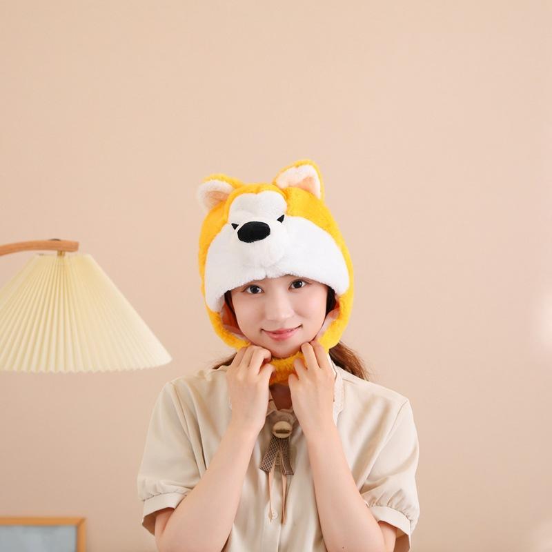 

Шапка Акита с капюшоном, Фотореквизит, Мультяшный капюшон, Реквизит для выступлений 33*40CM0.1kg