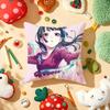 The A-Apothecary Diaries Maomao Cushion Cover Plush Fabric Soft Double-Sided Printed Sofa Warm Winter Home Gift Pillow Cover
