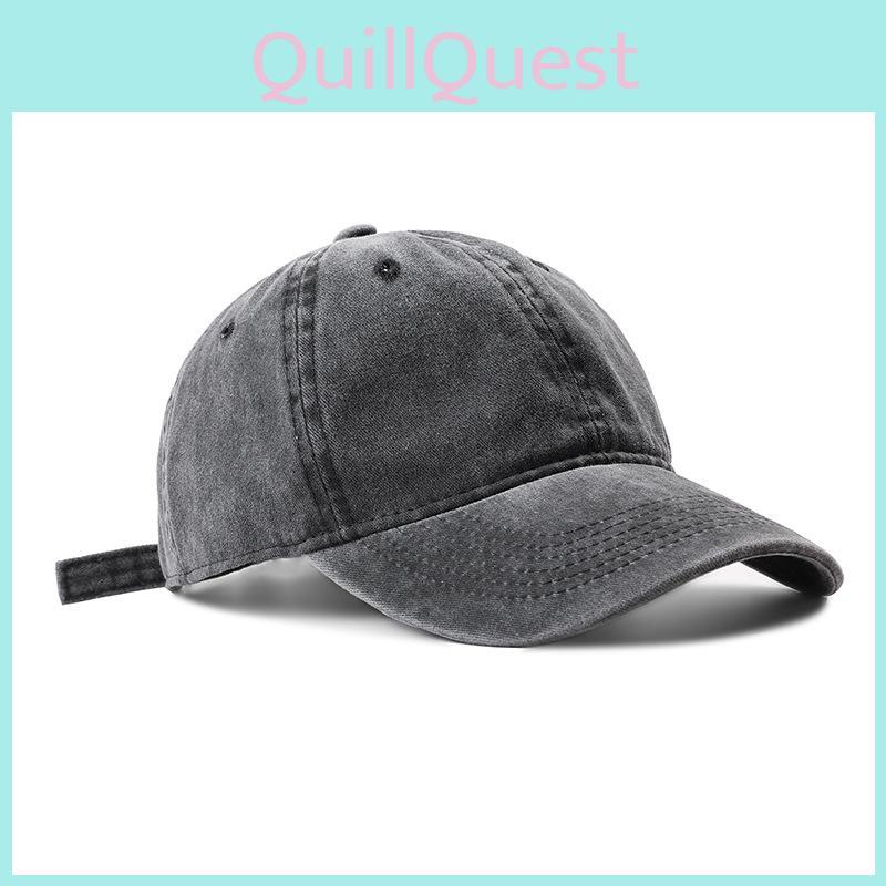 Fashion Washed Summer Cotton Baseball Cap For Men And Women With Protection Sun
