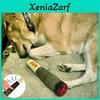 Jouet en Peluche Chien Vert Amusant et Engageant en Forme de Cigare avec Sifflet Parfait Pour les Chiens