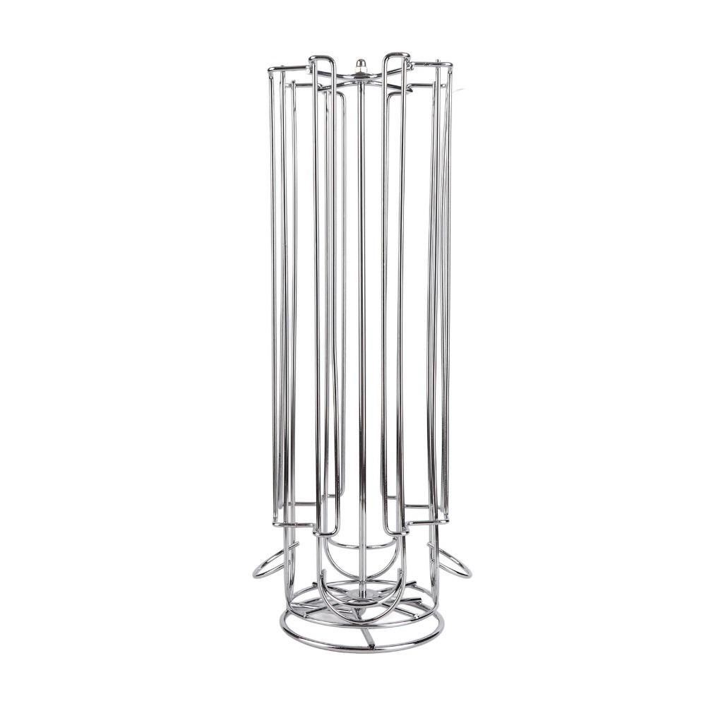 Tower Shape Coffee Pod Holder Tower Stand Base Rotating Coffee Rack  Home Use